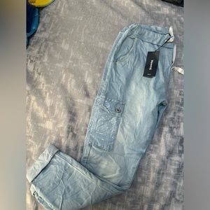 Denim Venti 6 joggers size M with sequin cargo pocket